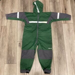 Oakiwear waterproof rain suit forest green
